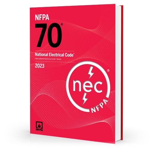 Couvercle de livre NFPA 70 2023 Edition