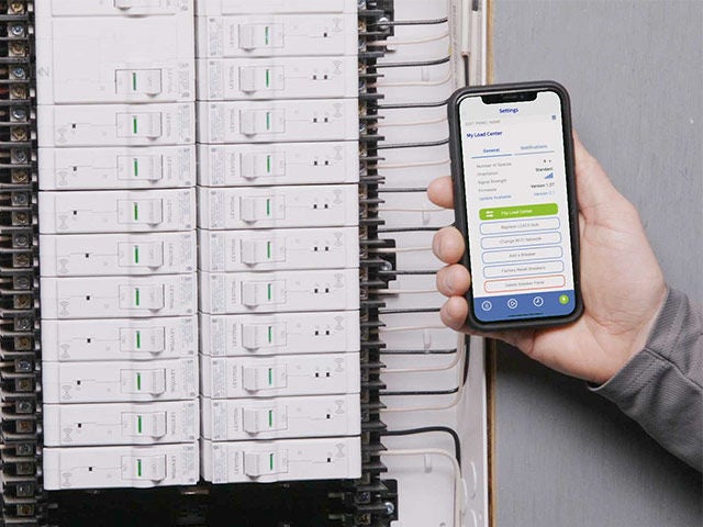 Panneau de distribution et application Leviton