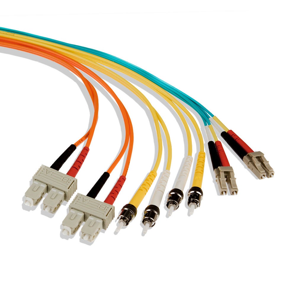 Cordons de connexion et fils de sortie en fibre optique