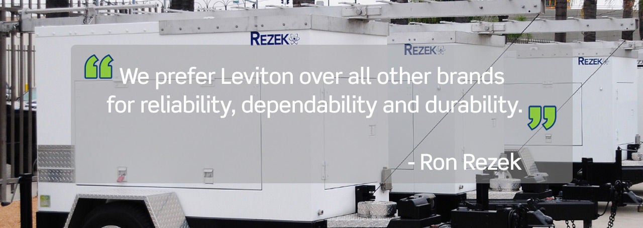 Équipement Leviton et Rezek